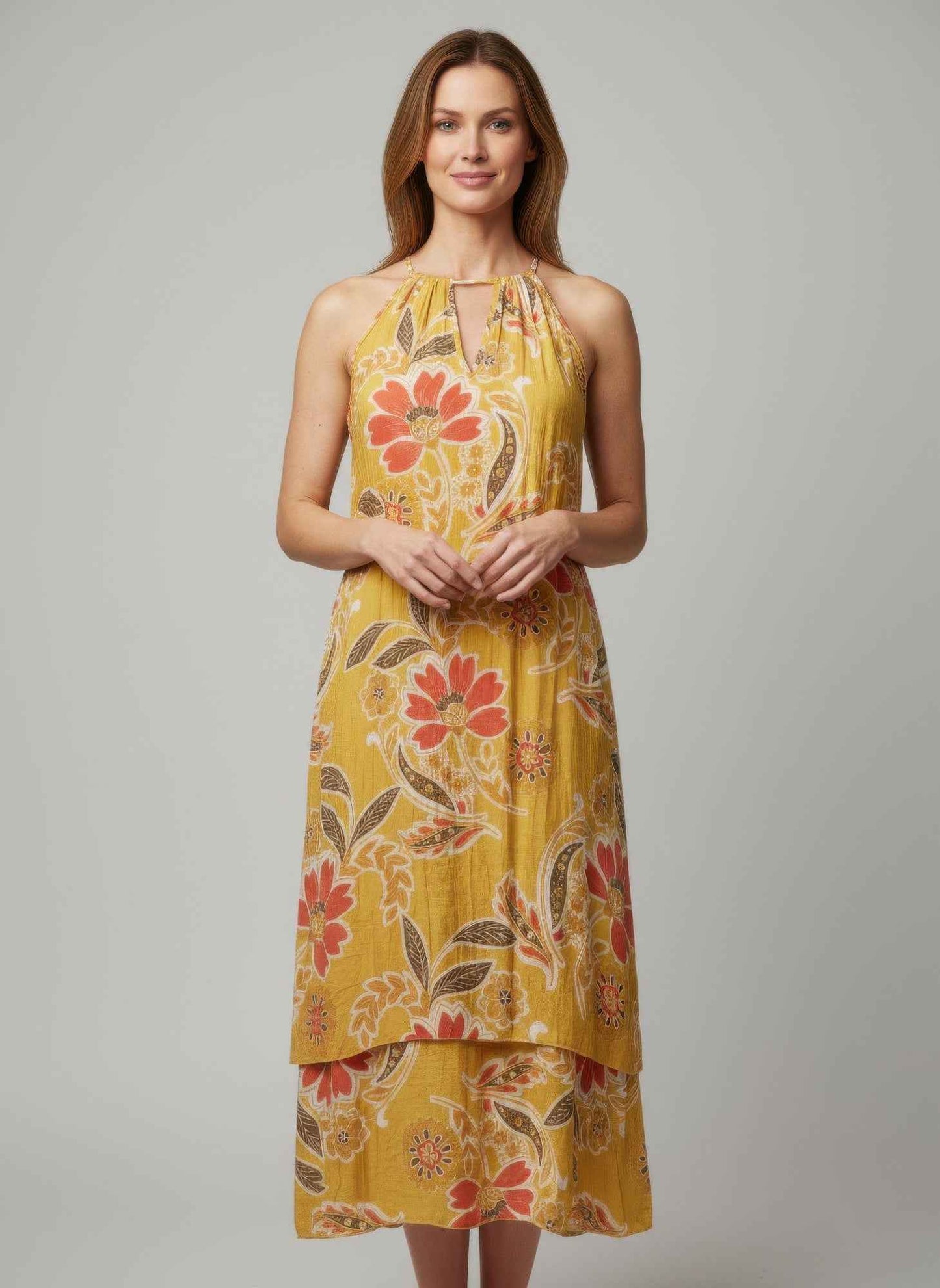 Mlle Gabrielle Floral Sleeveless Dress