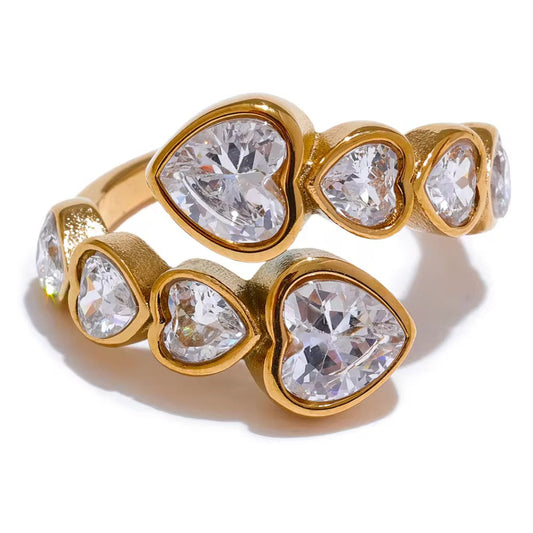 The Amelia Heart Ring