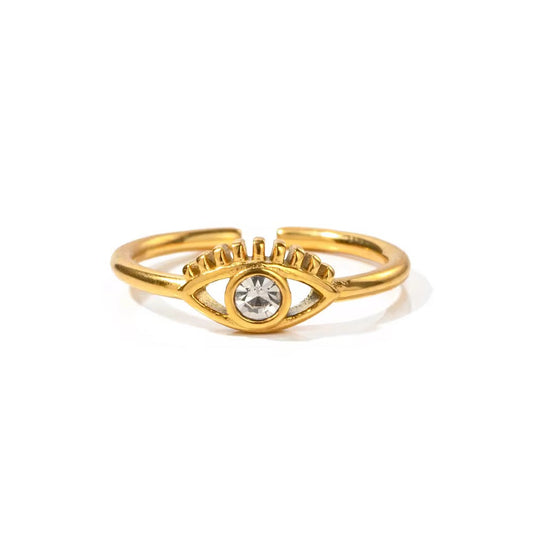 The Evil Eye Dainty Ring
