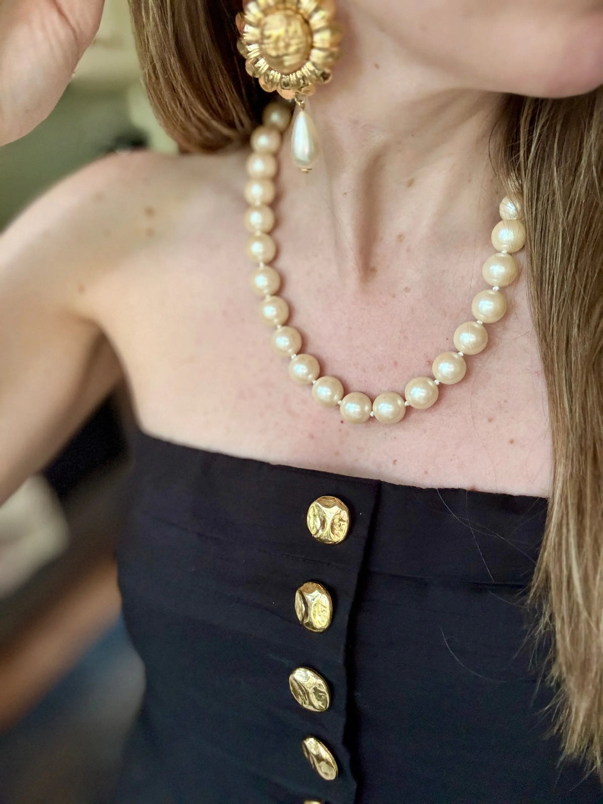 Italian Vintage Pearl Necklace