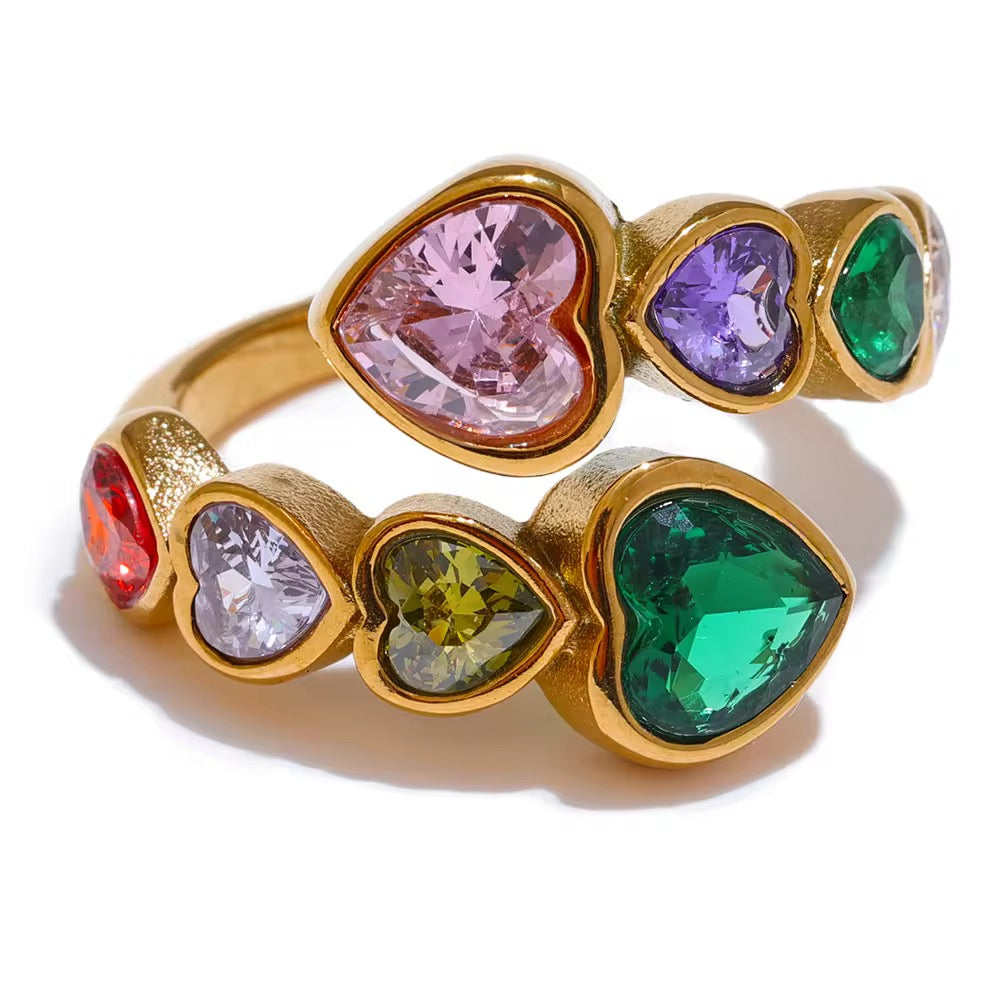 The Amelia Heart Ring