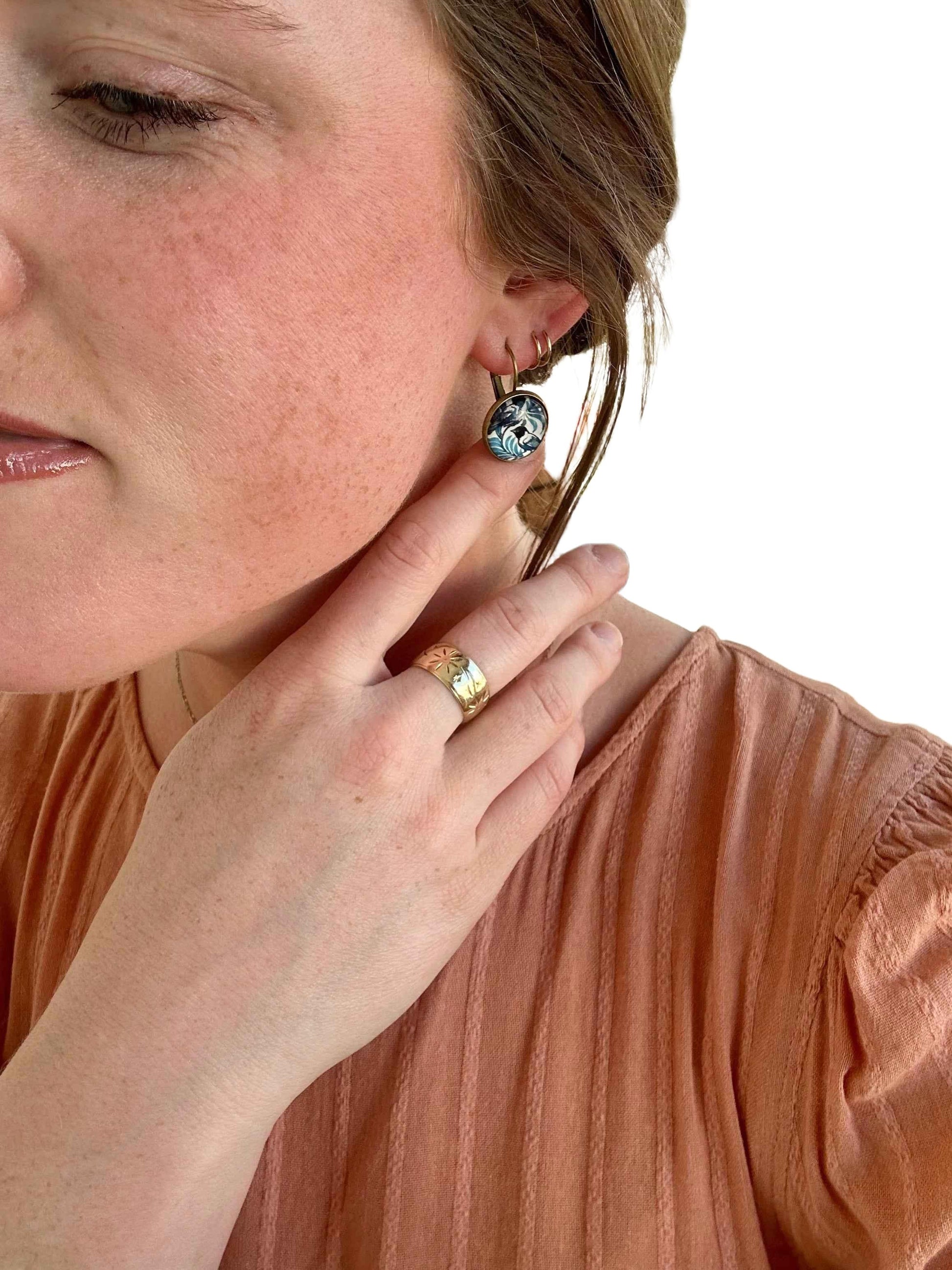 Beautiful Vintage Bird Earrings