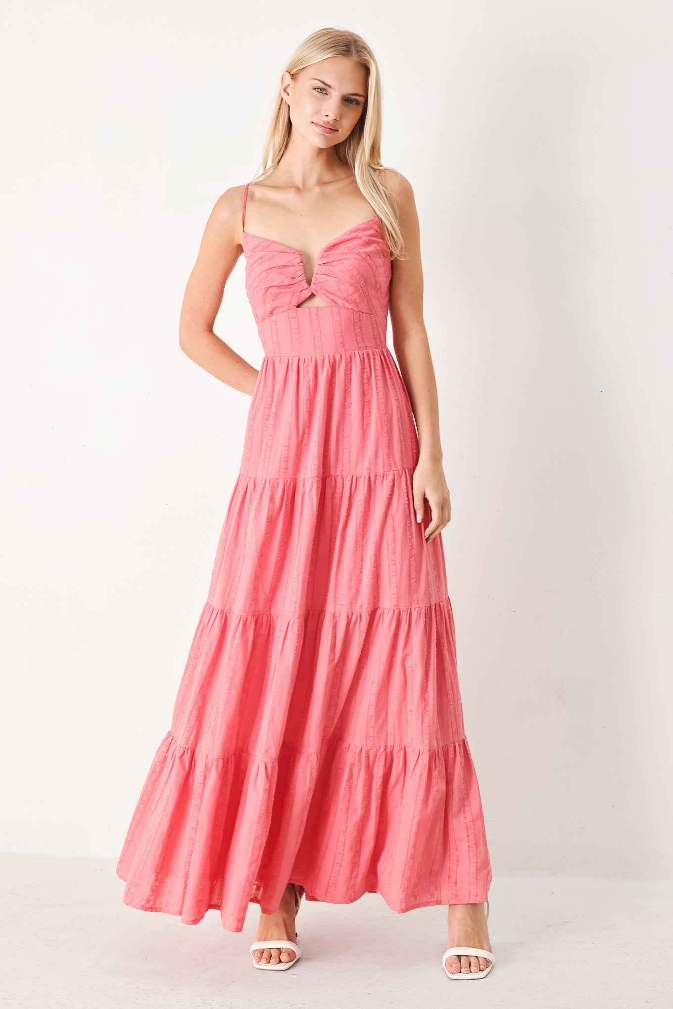 SWEET ESCAPE WOVEN MAXI DRESS