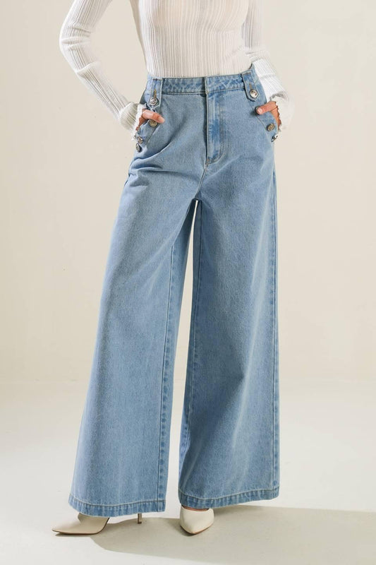 Adventure Waits Denim Pants