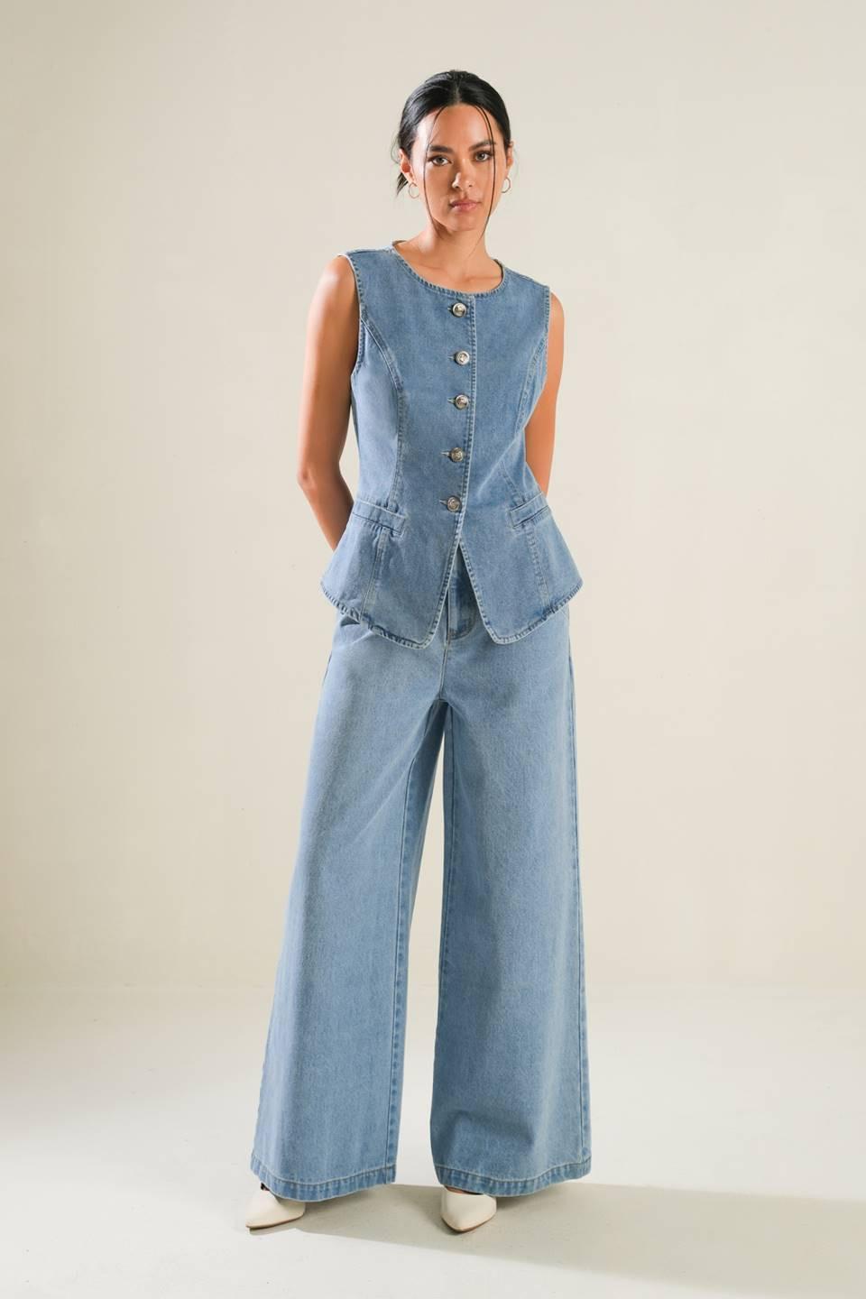 Adventure Waits Denim Pants