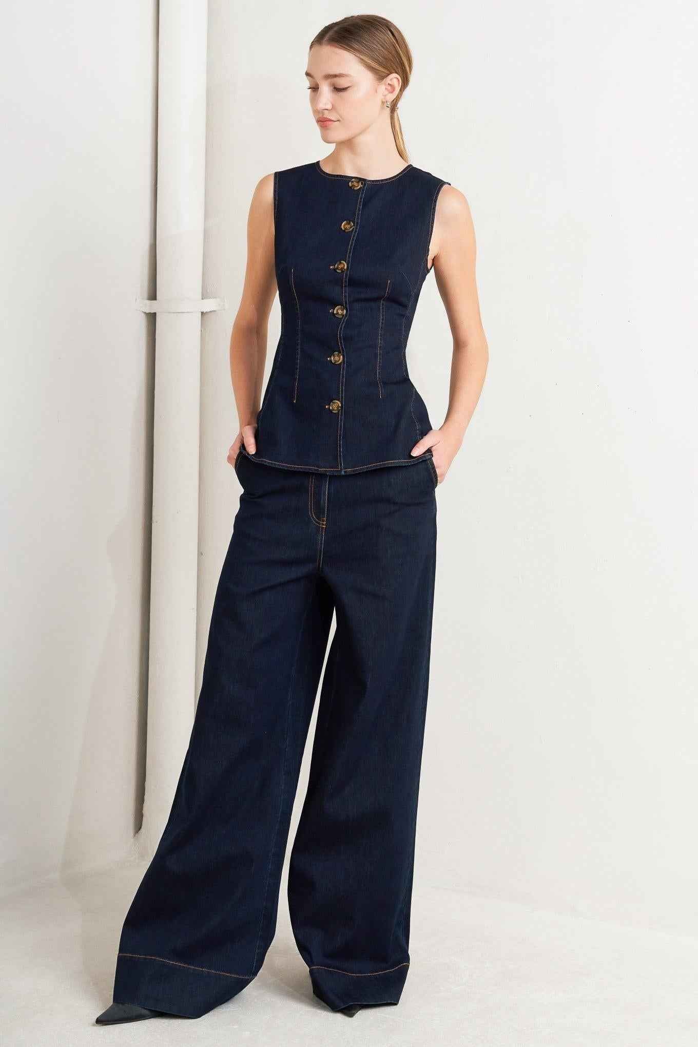 EURO CITY DENIM PANTS