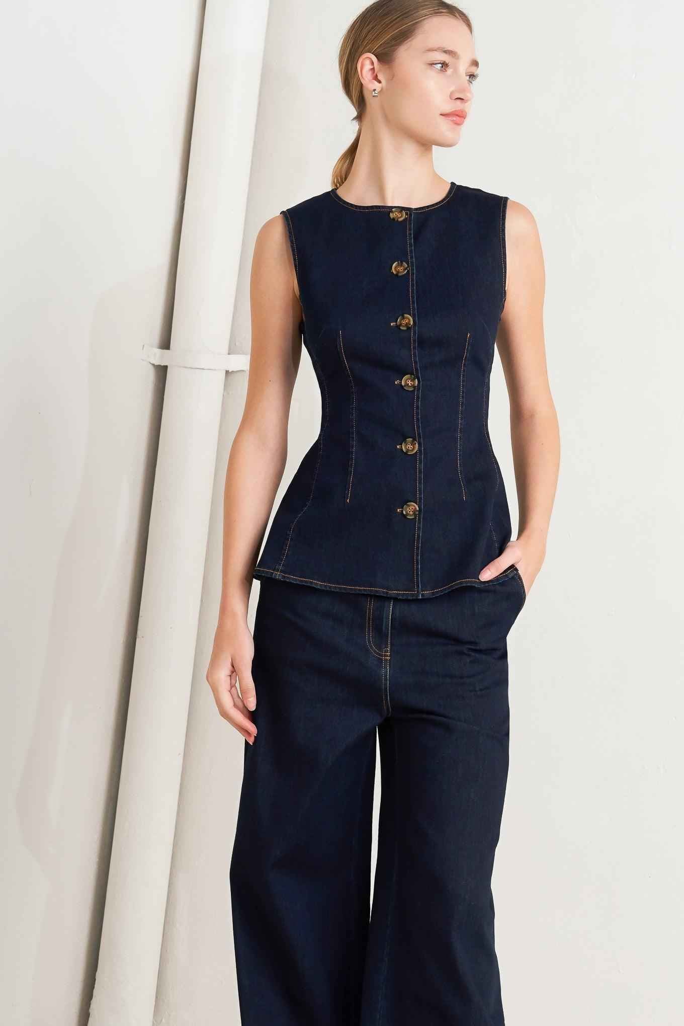 EURO CITY DENIM PANTS
