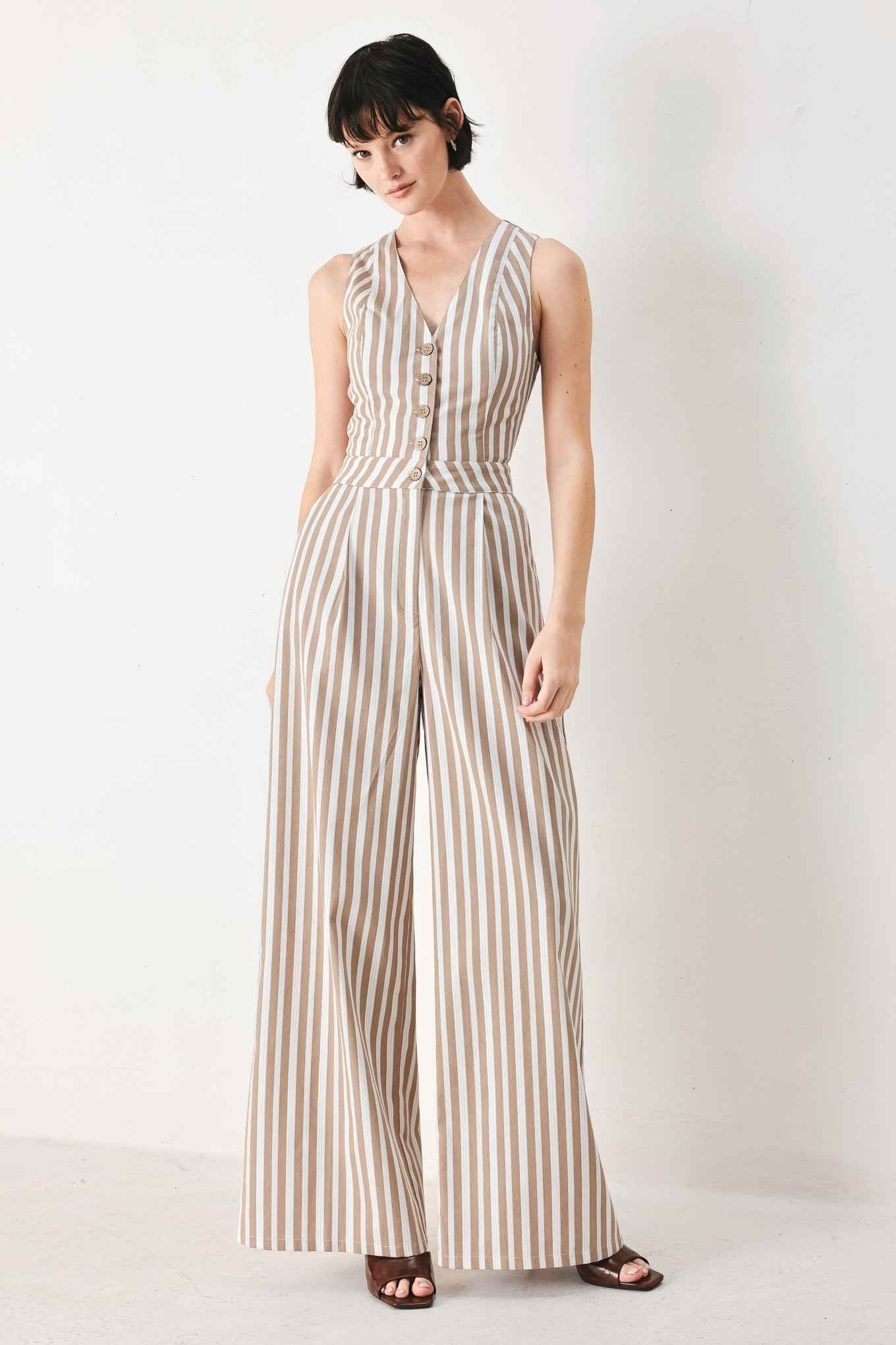 NATURAL RHYTHM WOVEN JUMPSUIT