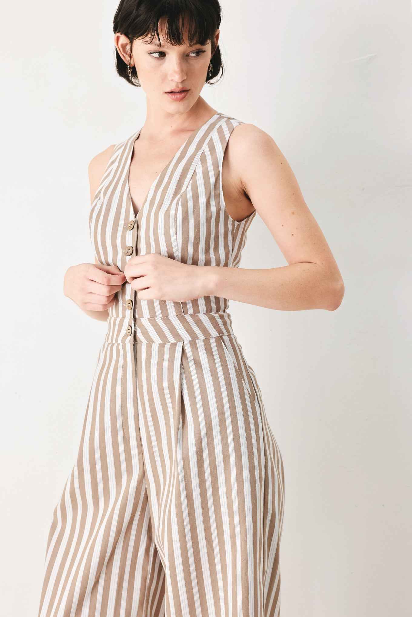 NATURAL RHYTHM WOVEN JUMPSUIT
