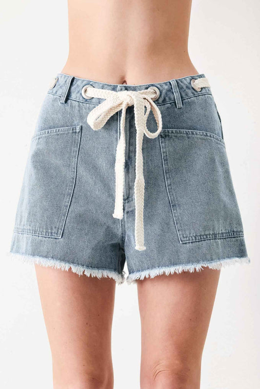 BEACH DAY DENIM SHORTS