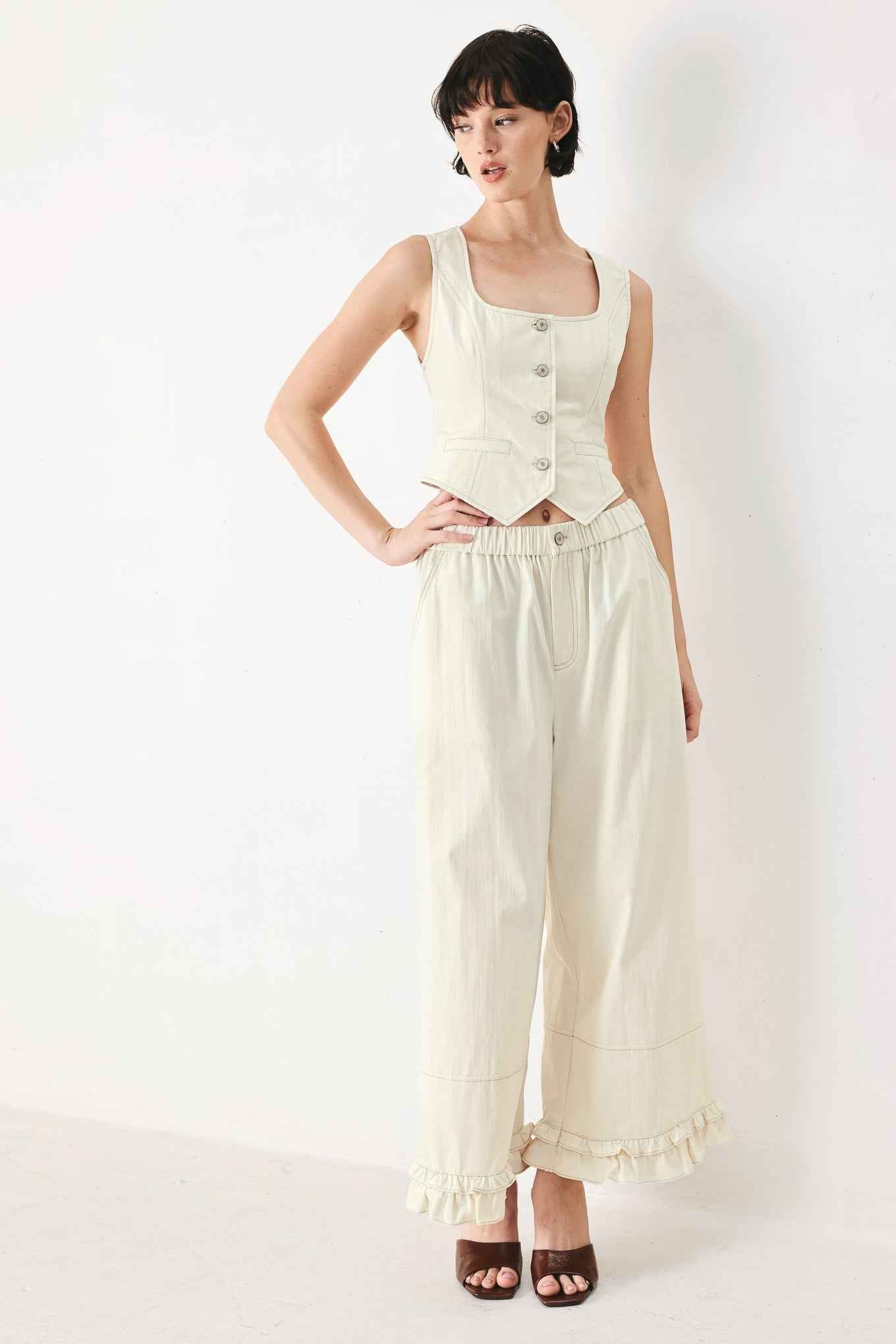 POWER SOFT WOVEN VEST