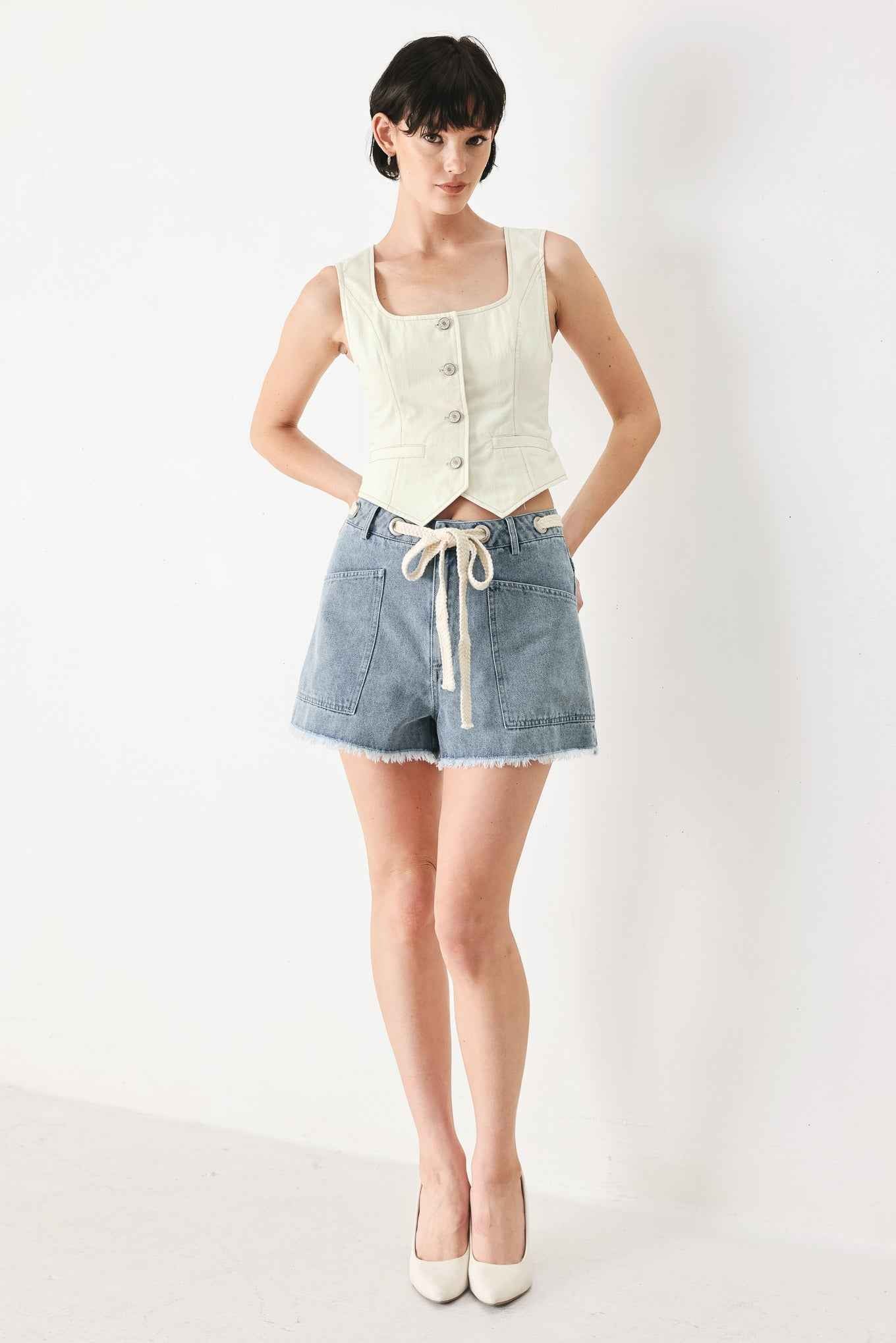 POWER SOFT WOVEN VEST