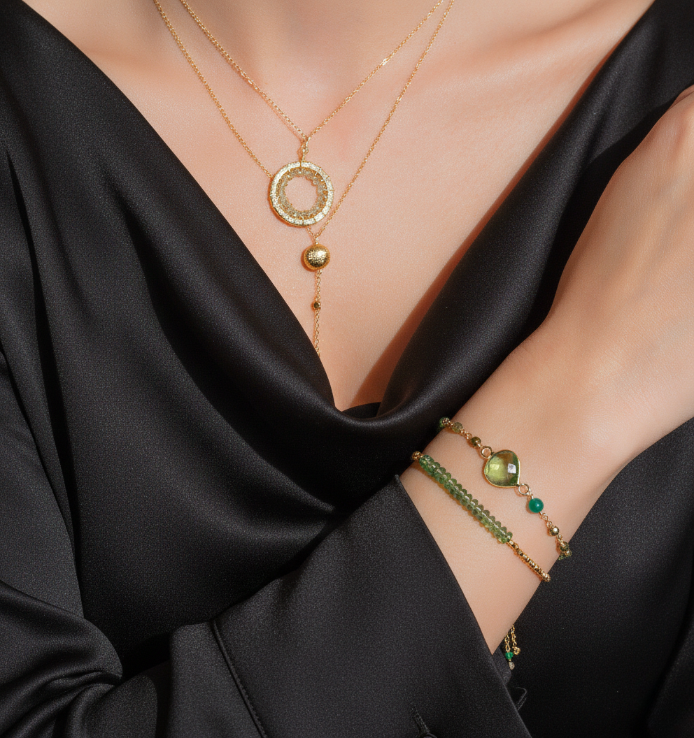 Peridot Ballet Bracelet