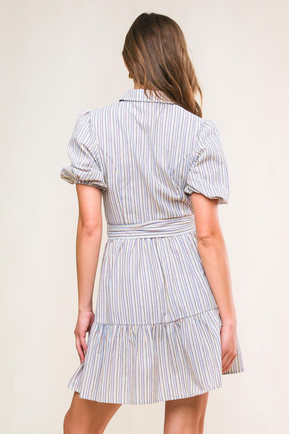 Adorable Prescence Woven Mini Dress