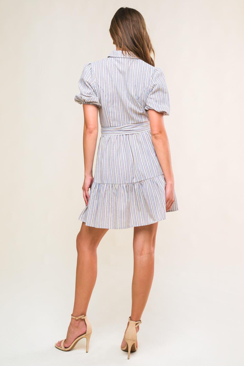Adorable Prescence Woven Mini Dress