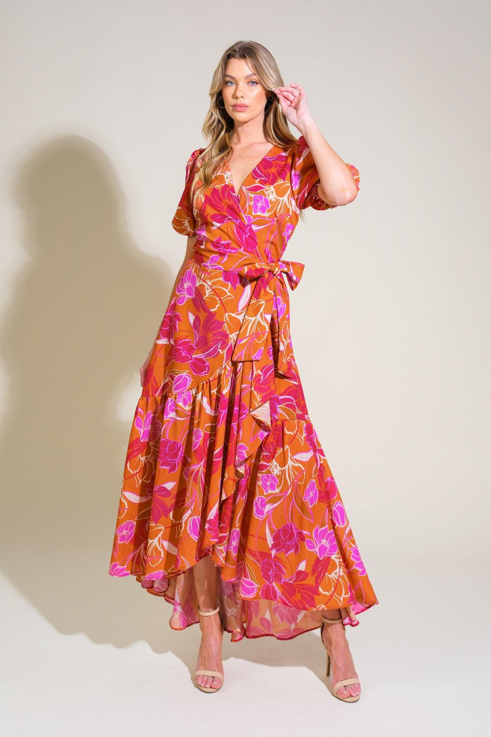 Love In Bloom Woven Maxi Dress