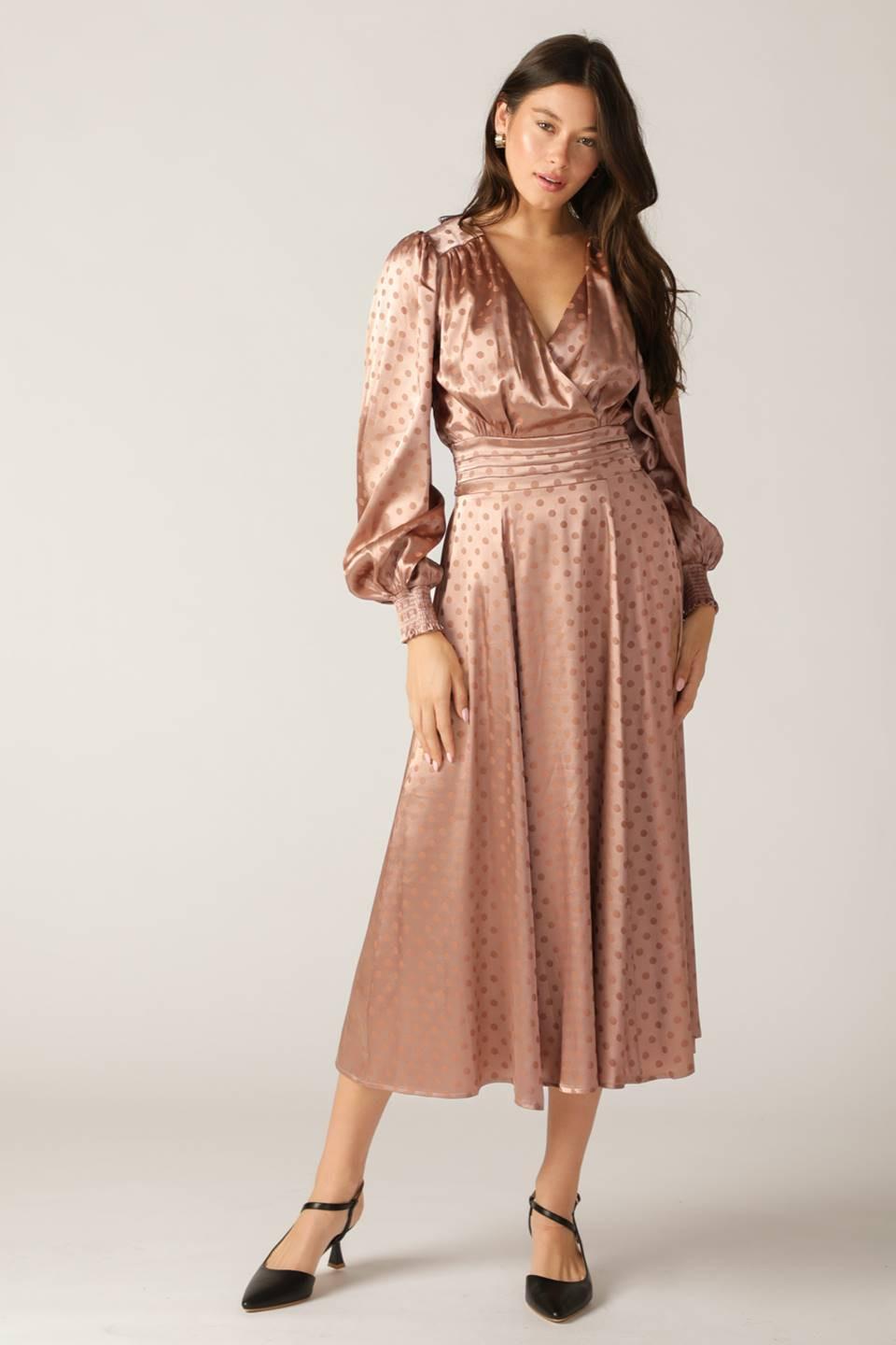 Moments of Clarity Woven Midi Dress