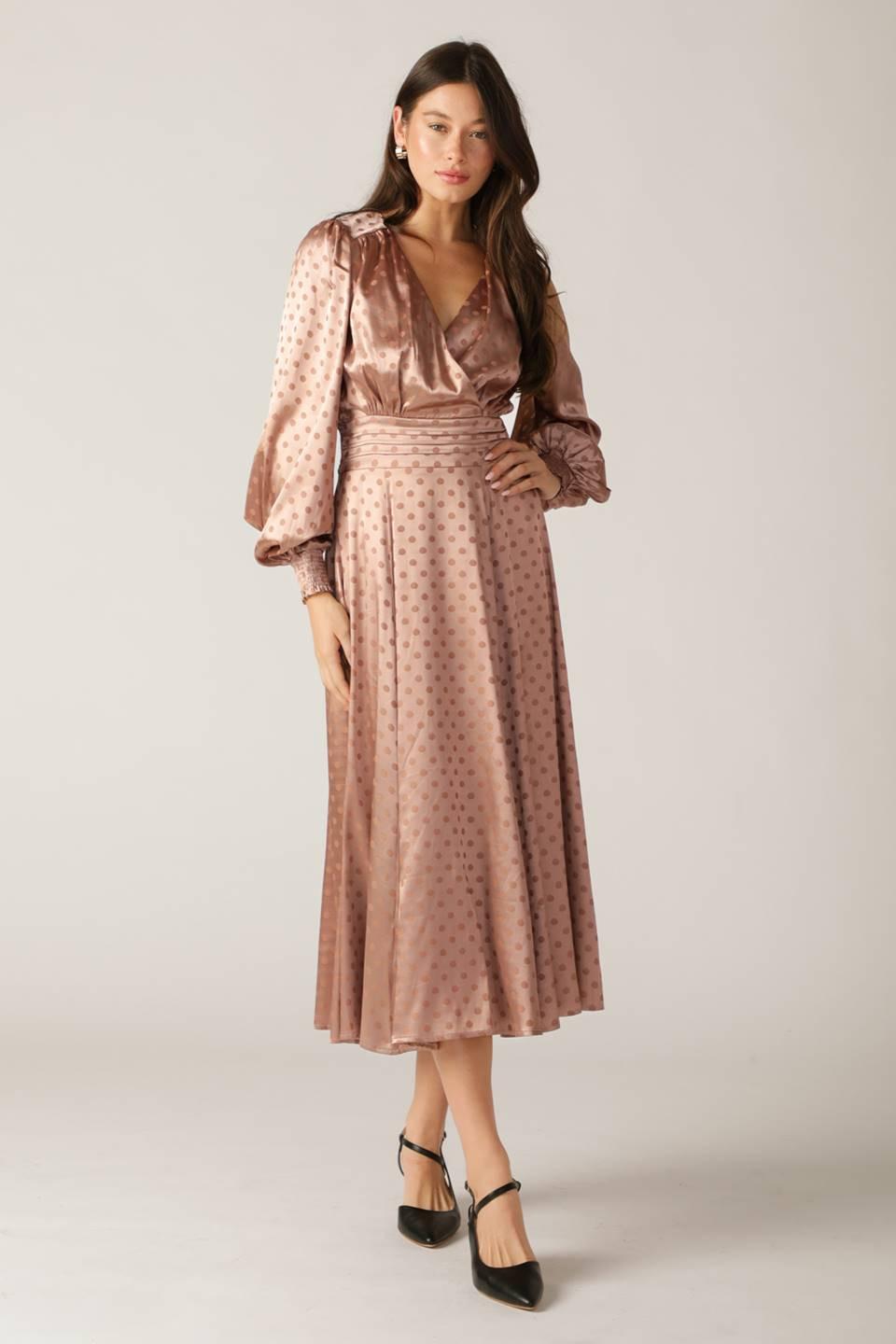 Moments of Clarity Woven Midi Dress