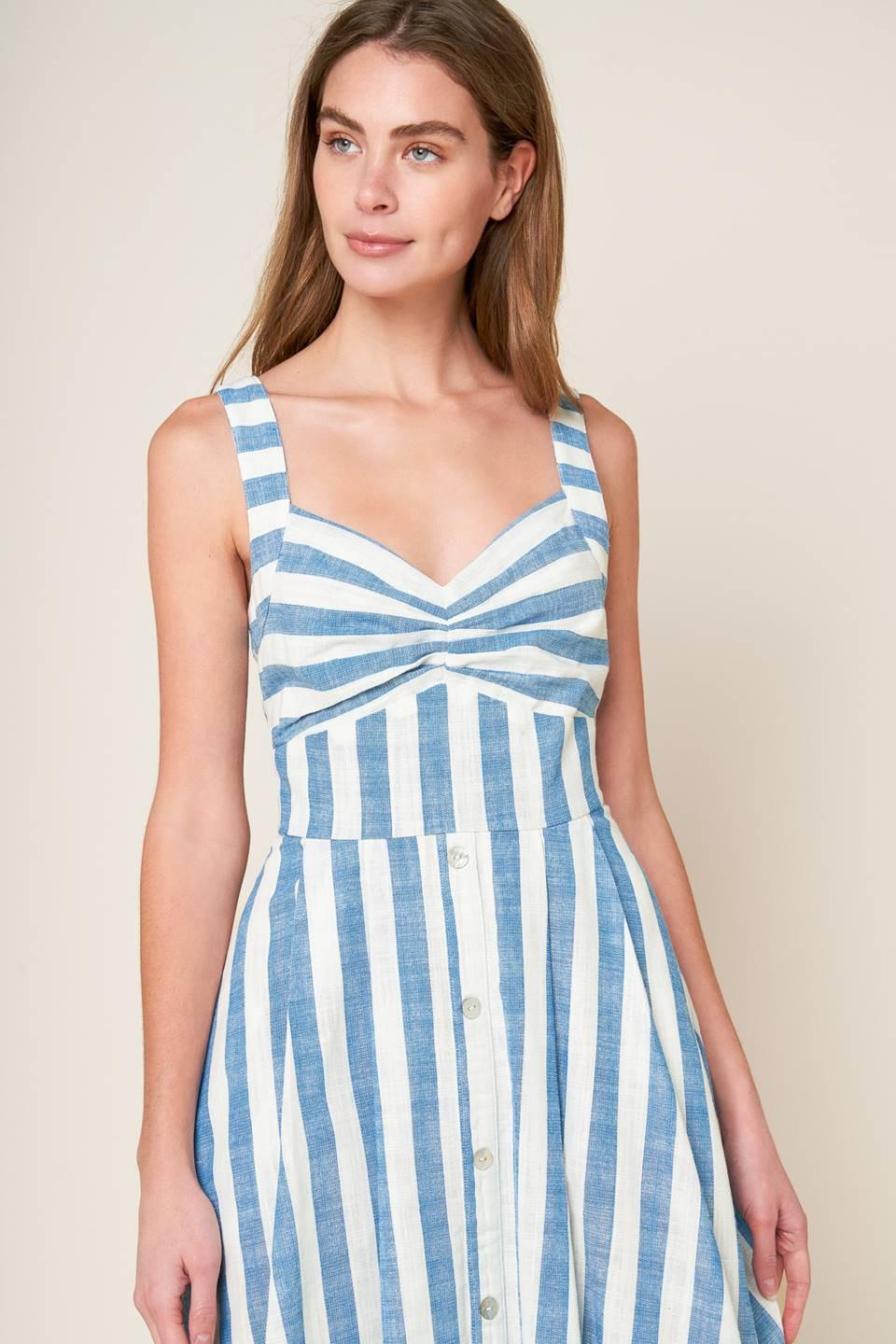 Lush With Life Woven Midi Dress