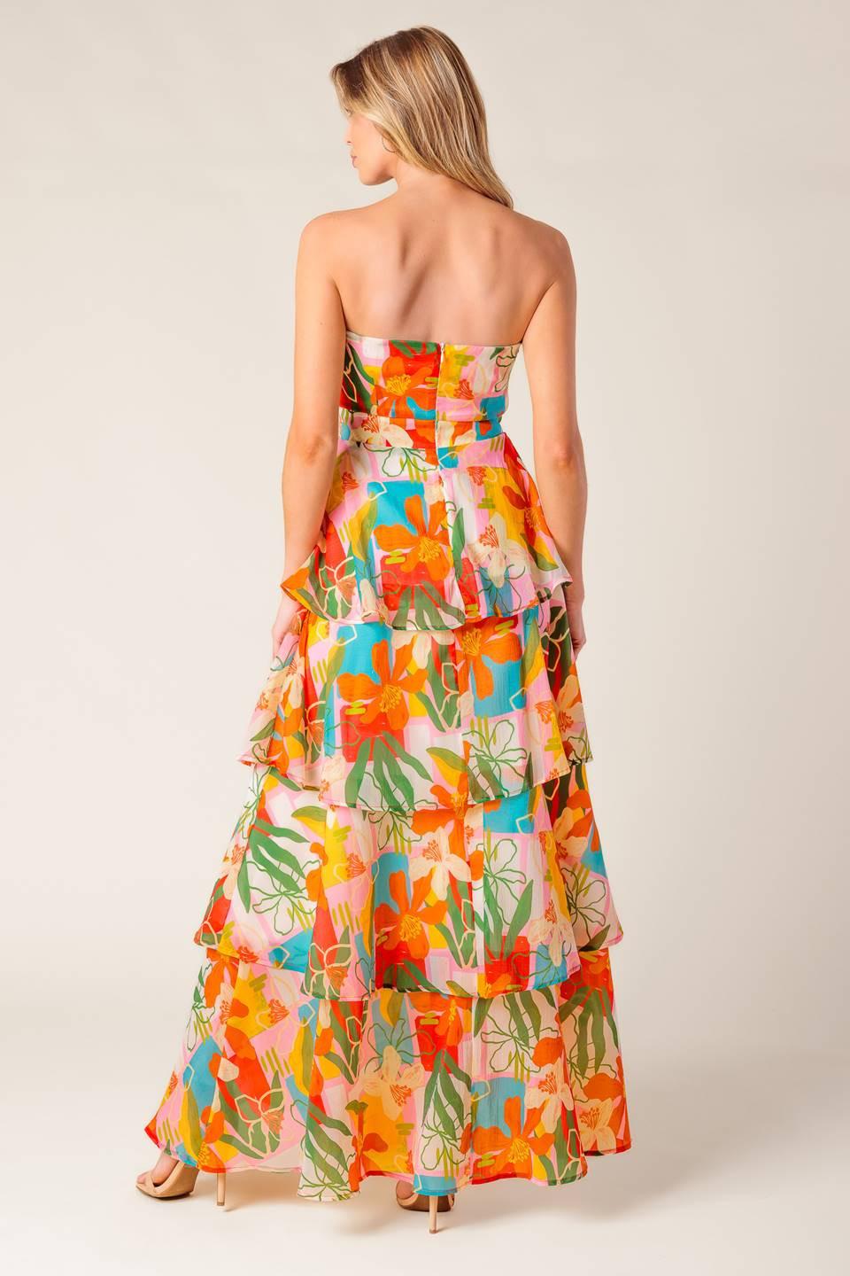 Half Past Sunset Woven Maxi Dress