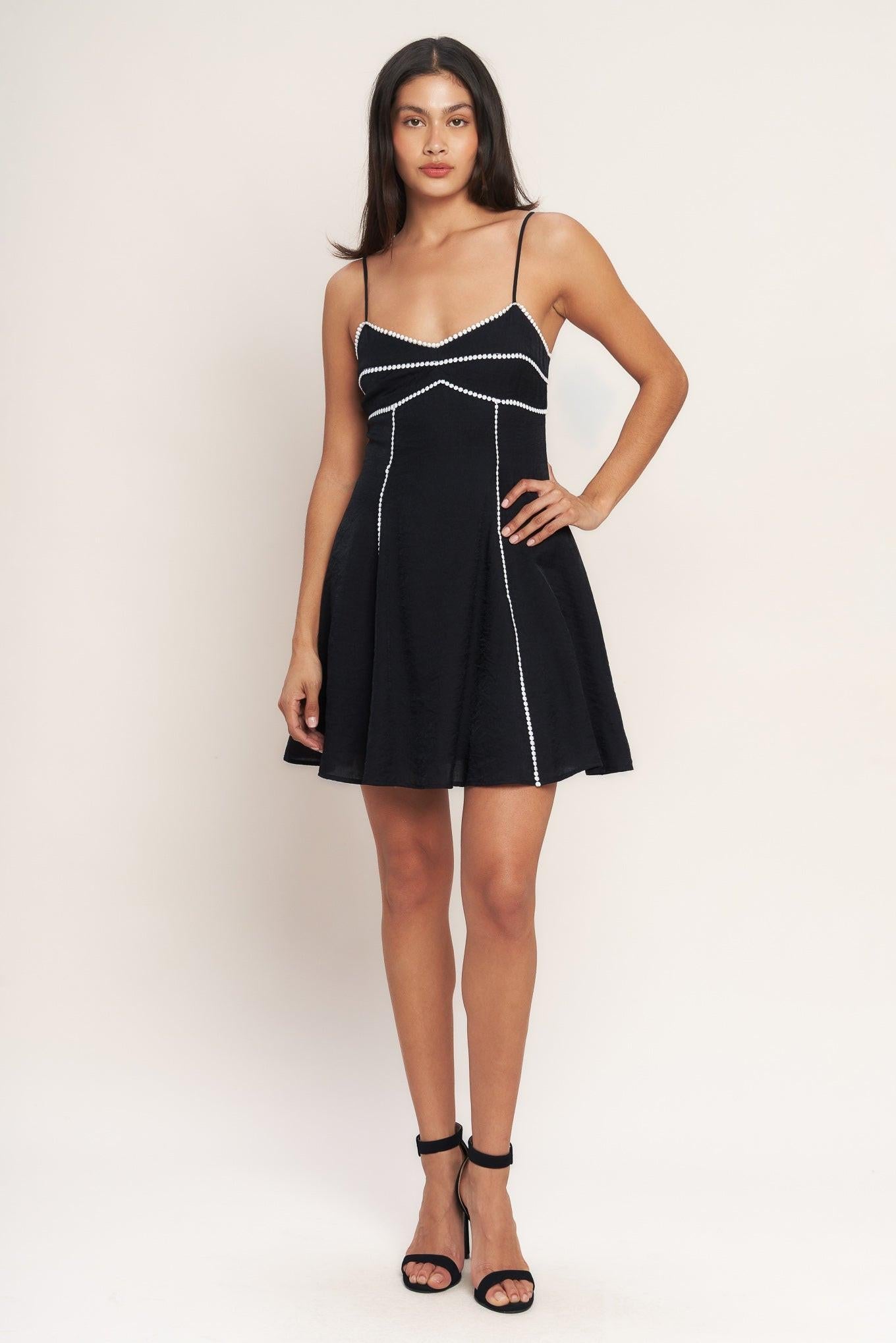 All Eye on You Woven Mini Dress