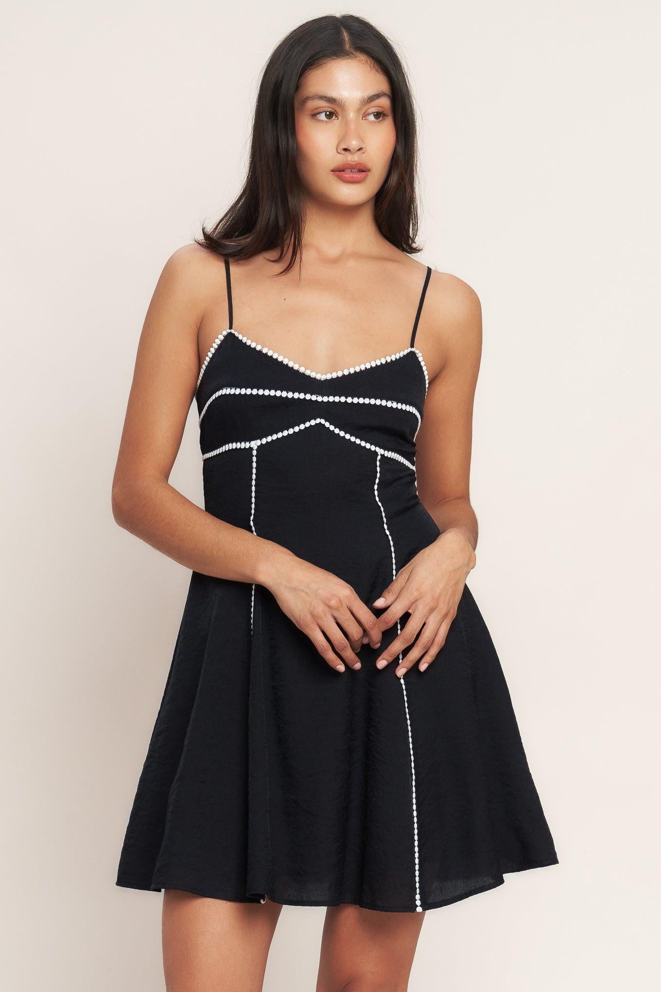 All Eye on You Woven Mini Dress