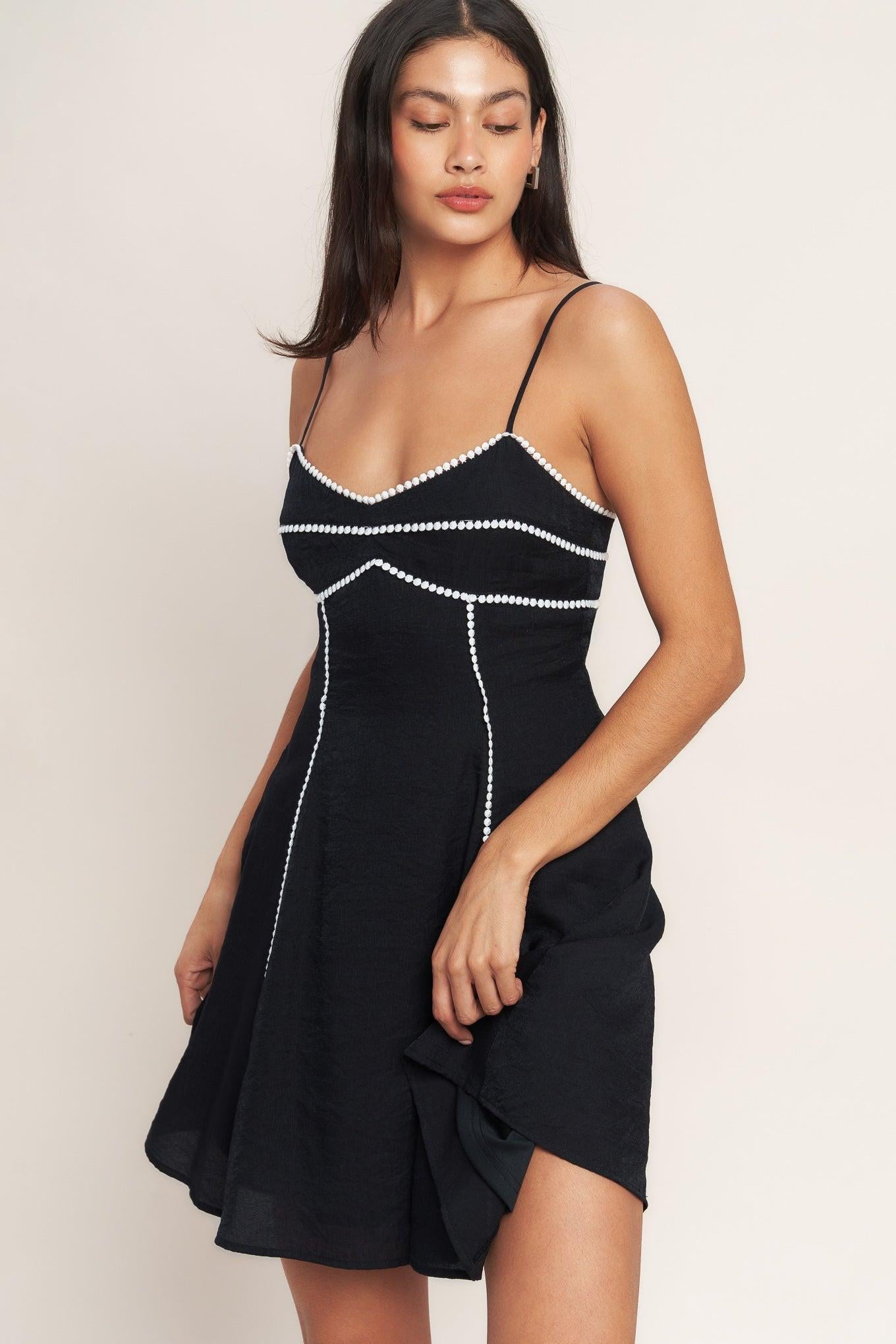 All Eye on You Woven Mini Dress