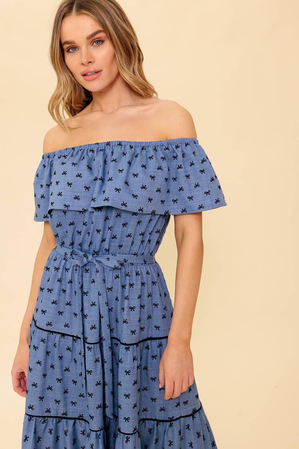 You're Unforgettable Woven Midi Dress