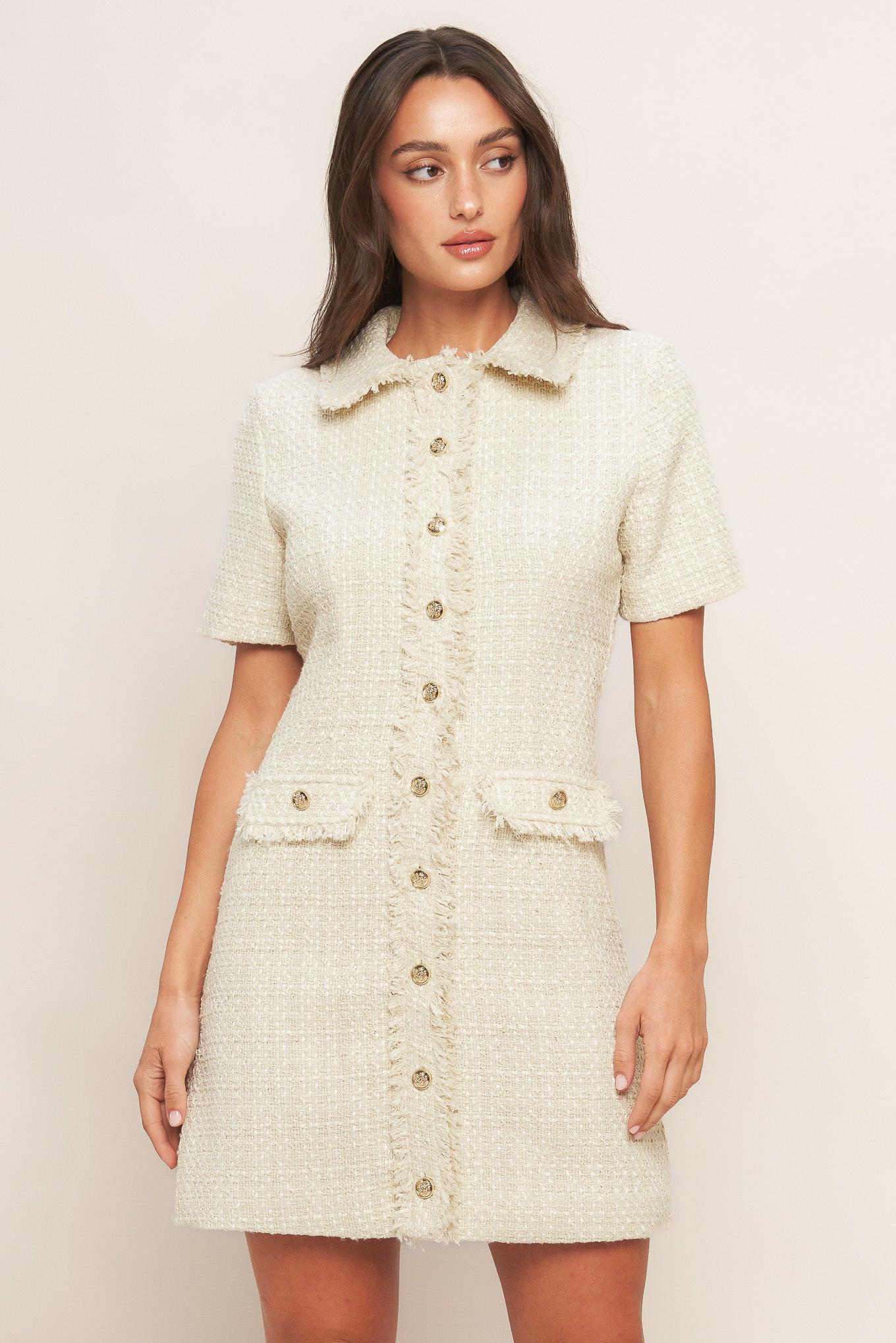 Boucle Affair Tweed Mini Dress