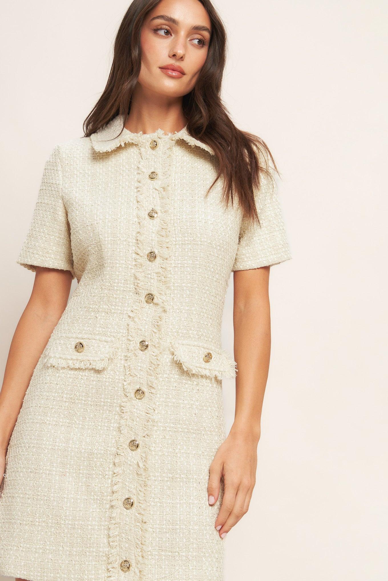 Boucle Affair Tweed Mini Dress