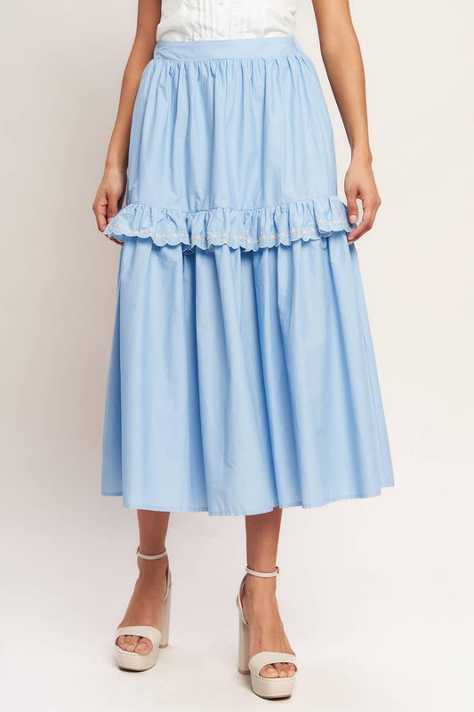 You're Going to Love to Woven Midi Skirt