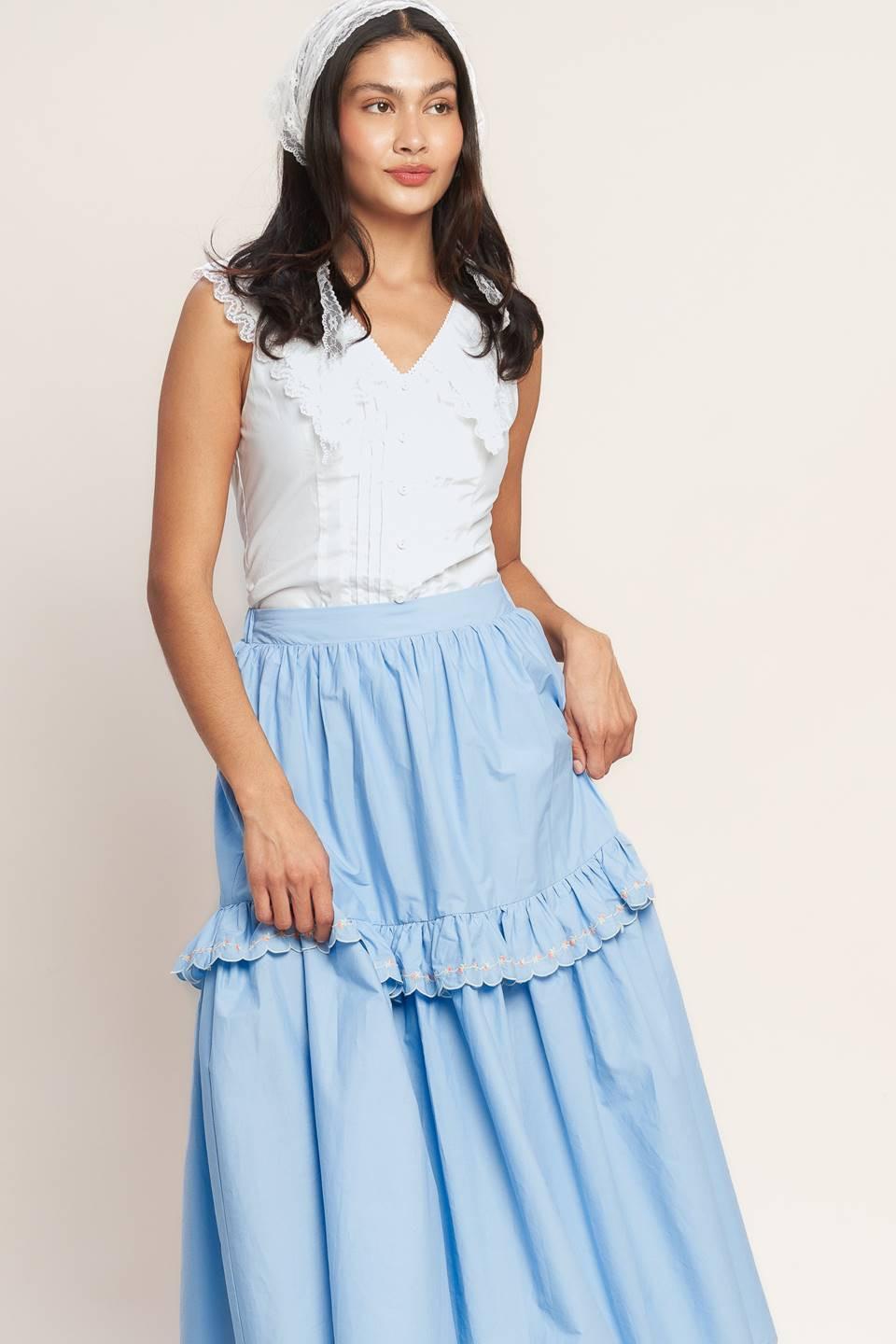 You're Going to Love to Woven Midi Skirt