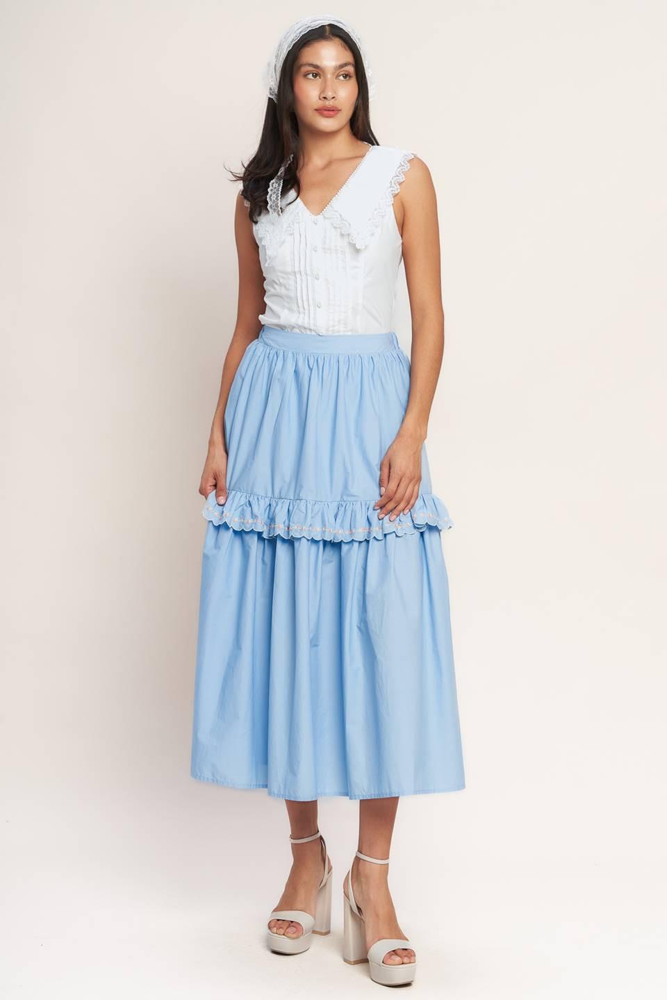 You're Going to Love to Woven Midi Skirt