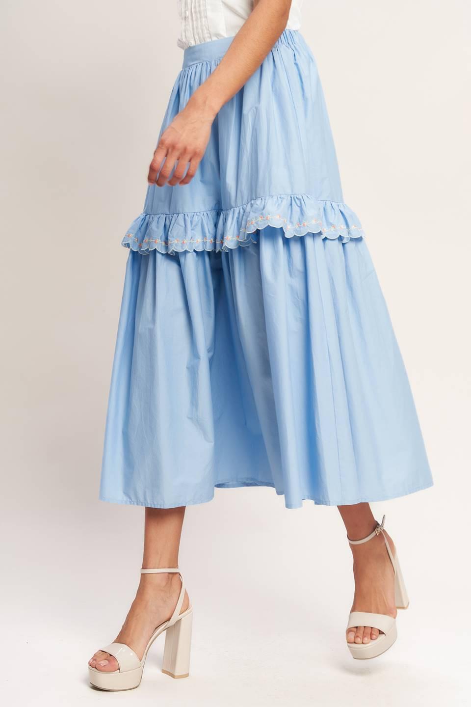 You're Going to Love to Woven Midi Skirt