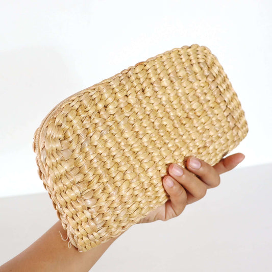 The Positano Palm Clutch