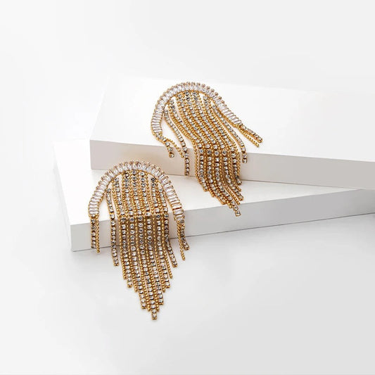 Rochelle CZ Drop Earrings