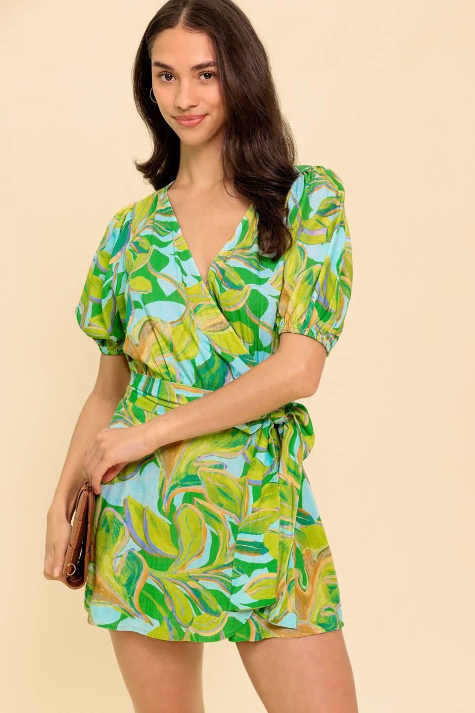Slow Days Ahead Woven Skort Romper