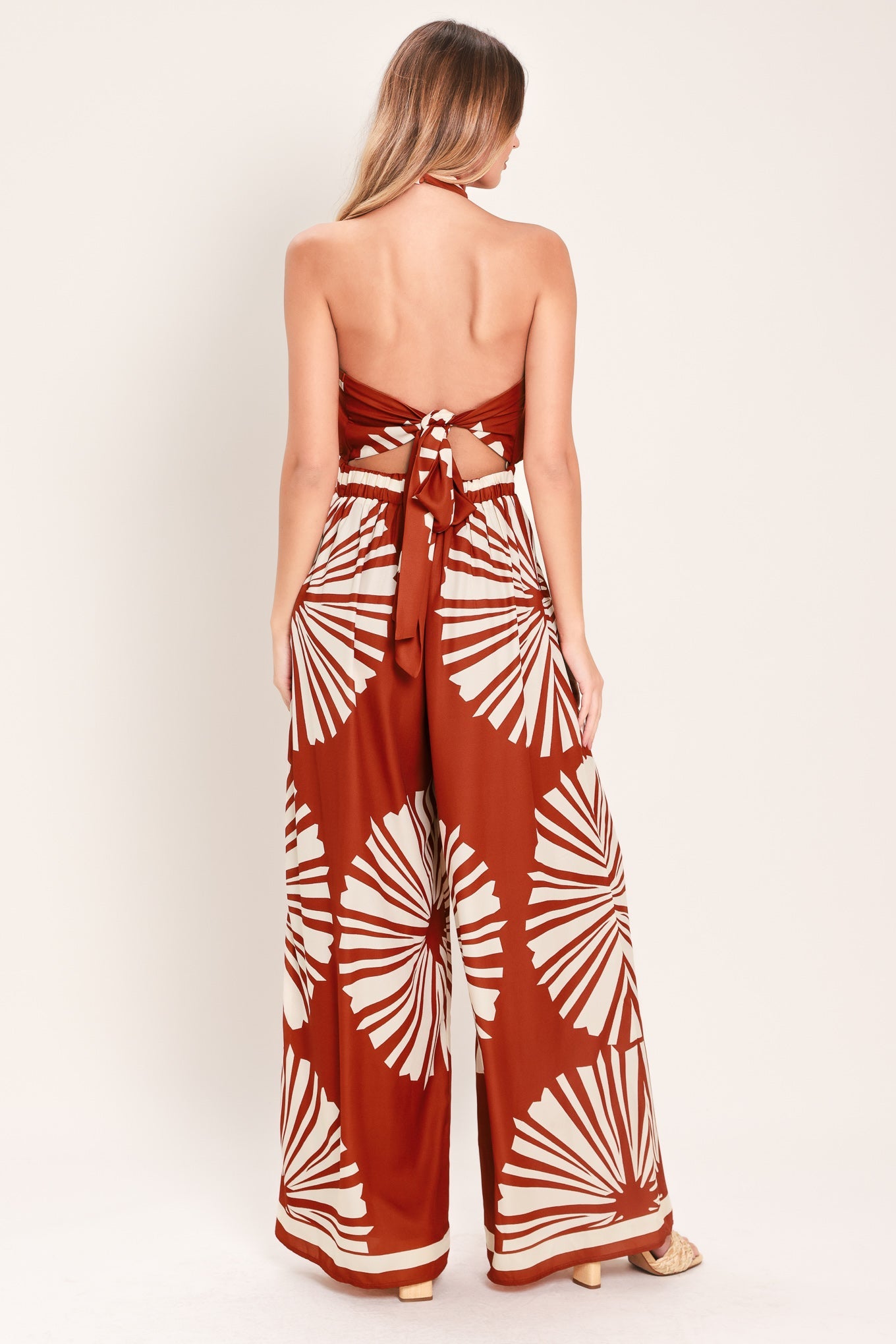 SUMMER RADIANCE WOVEN JUMPSUIT