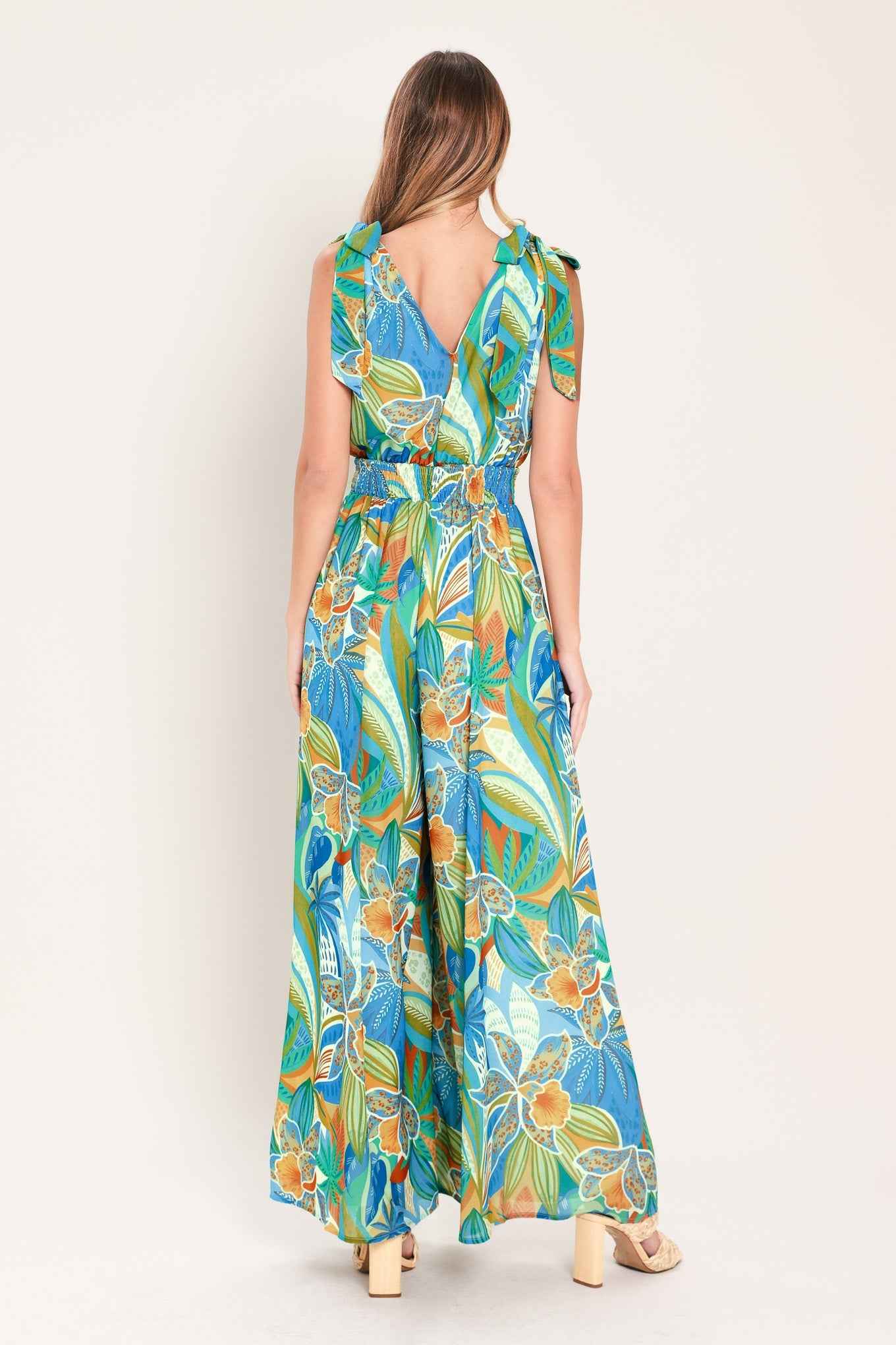 SUNSET ISLAND WOVEN JUMPSUIT