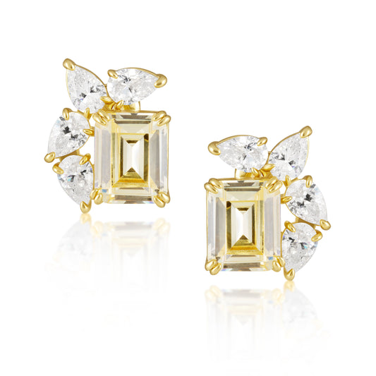 Marquise Sunburst Earrings