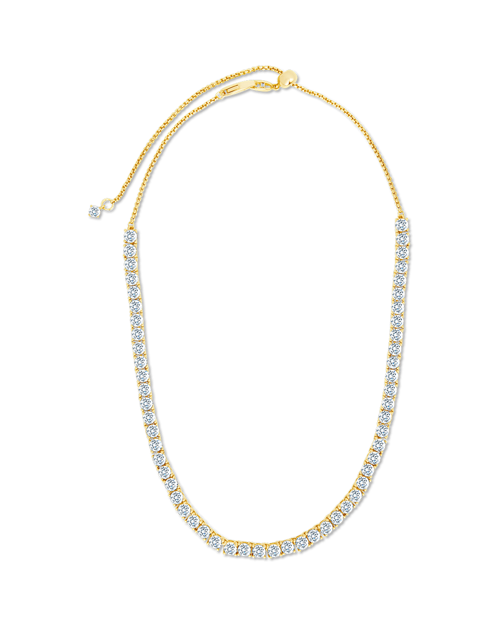 Jadon Adjustable CZ Tennis Necklace