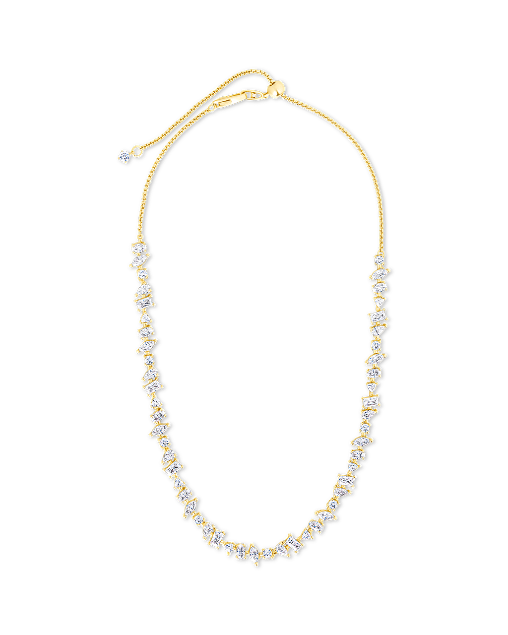 Ellery Adjustable CZ Tennis Necklace