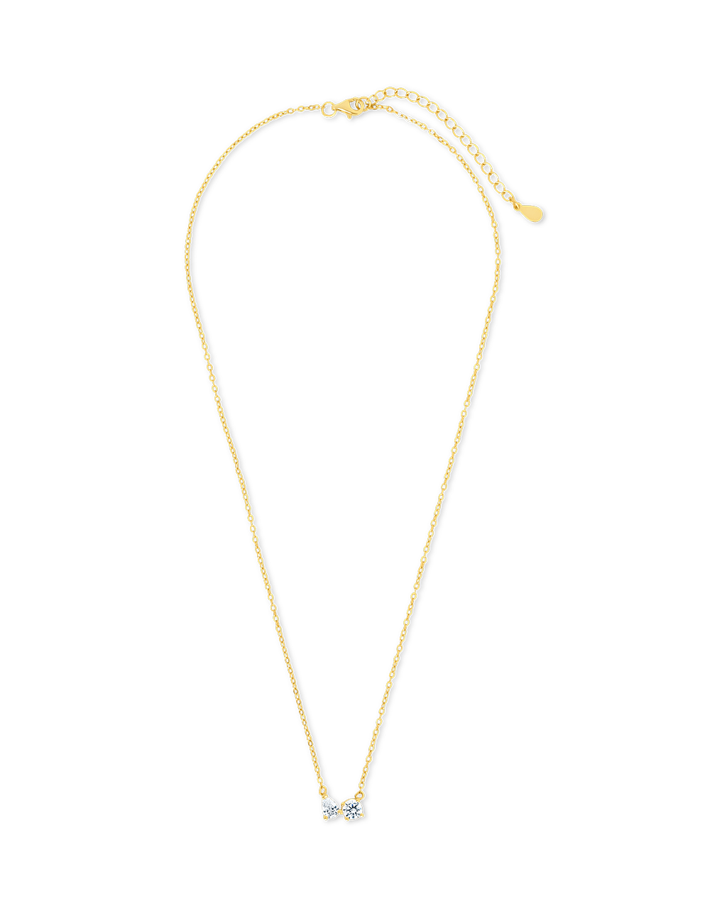 Sterling Silver Carolyn CZ Necklace