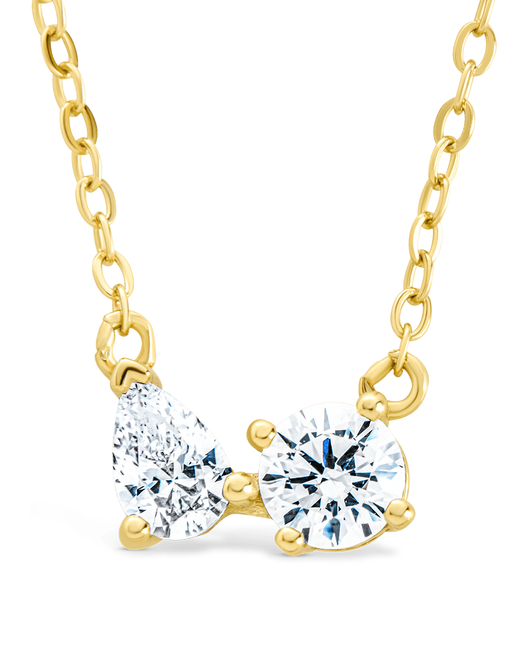 Sterling Silver Carolyn CZ Necklace