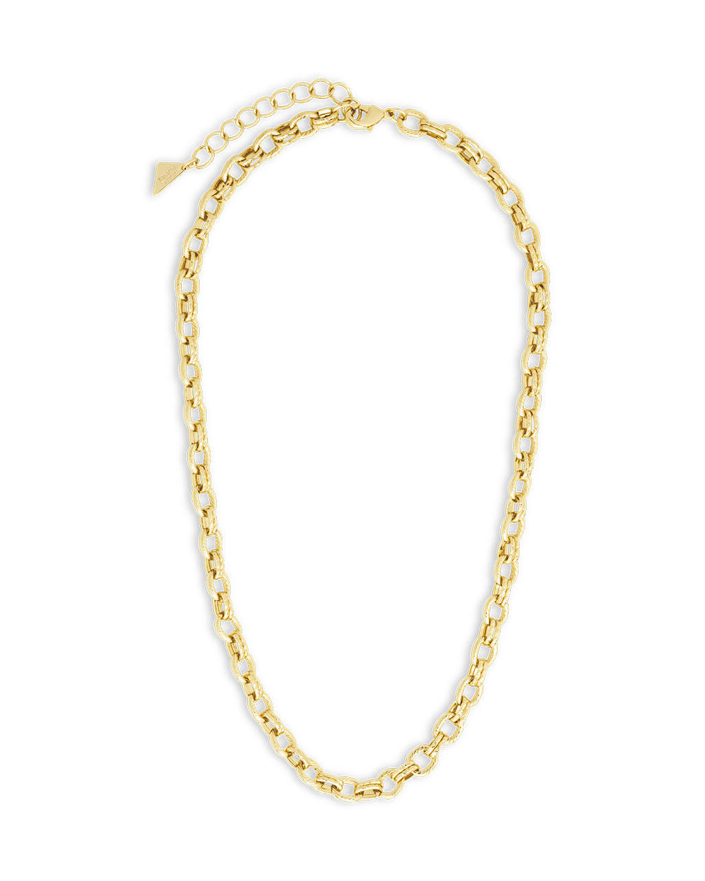 Kamora Textured Chain Link Necklace