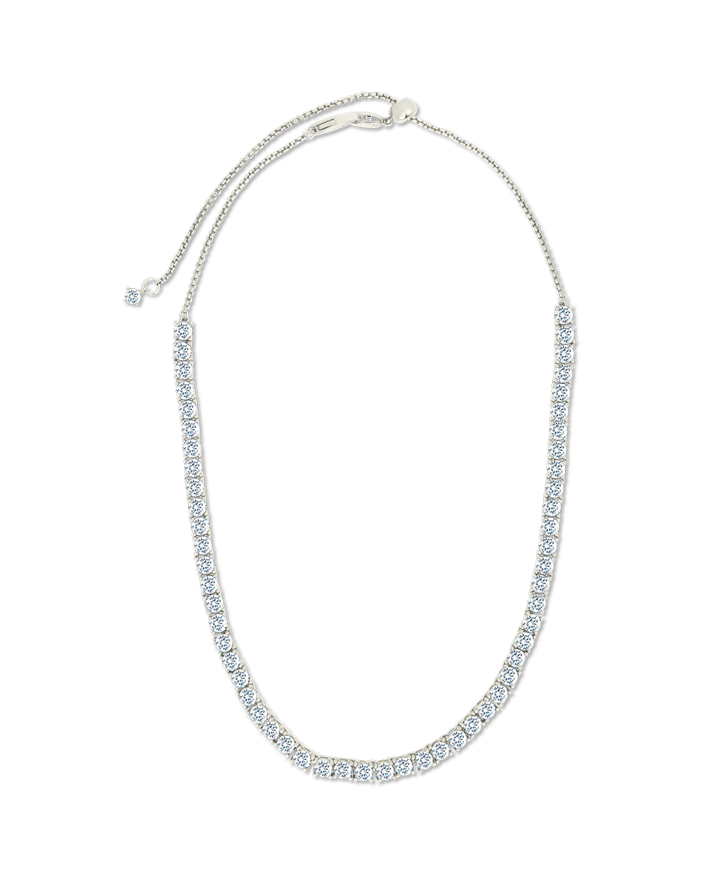 Jadon Adjustable CZ Tennis Necklace