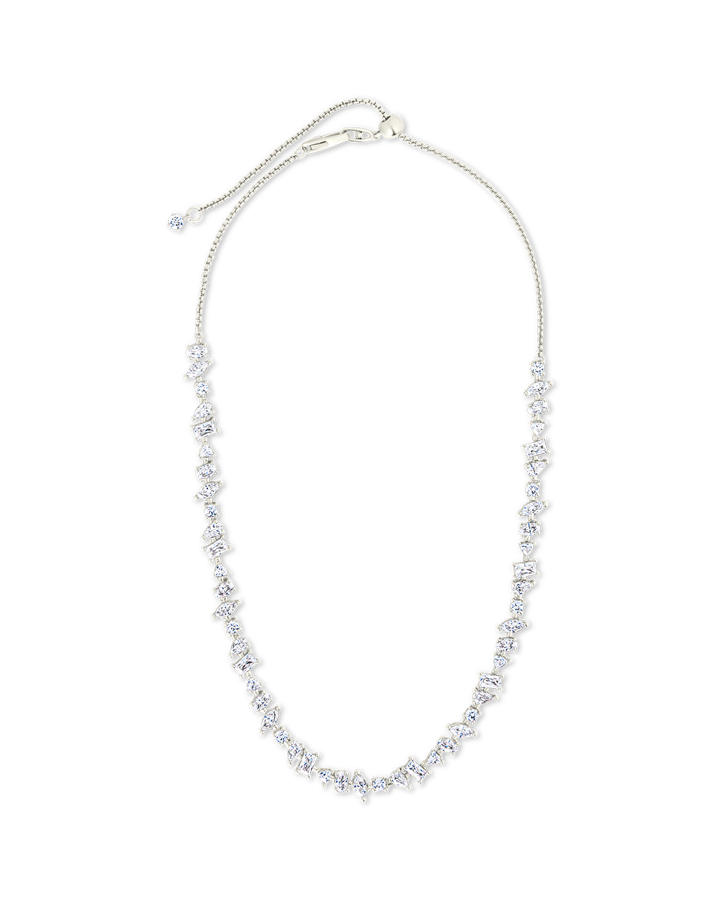 Ellery Adjustable CZ Tennis Necklace