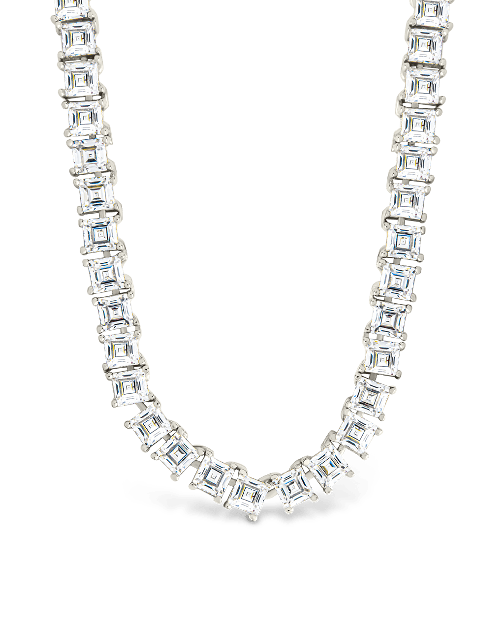 Brette Adjustable CZ Tennis Necklace