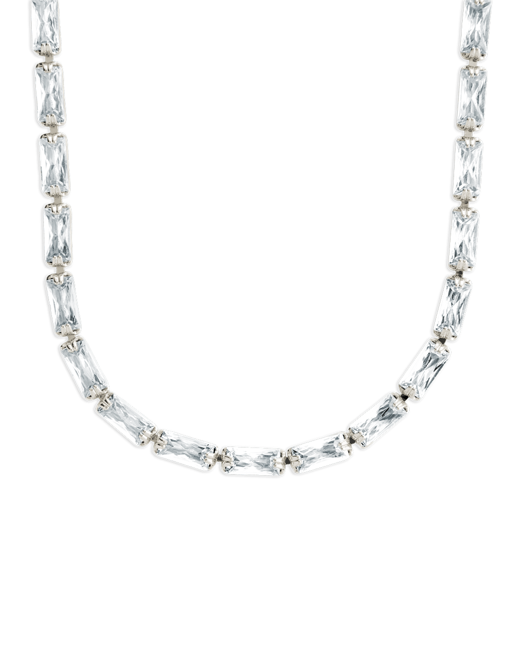 Madeline Baguette Tennis Necklace