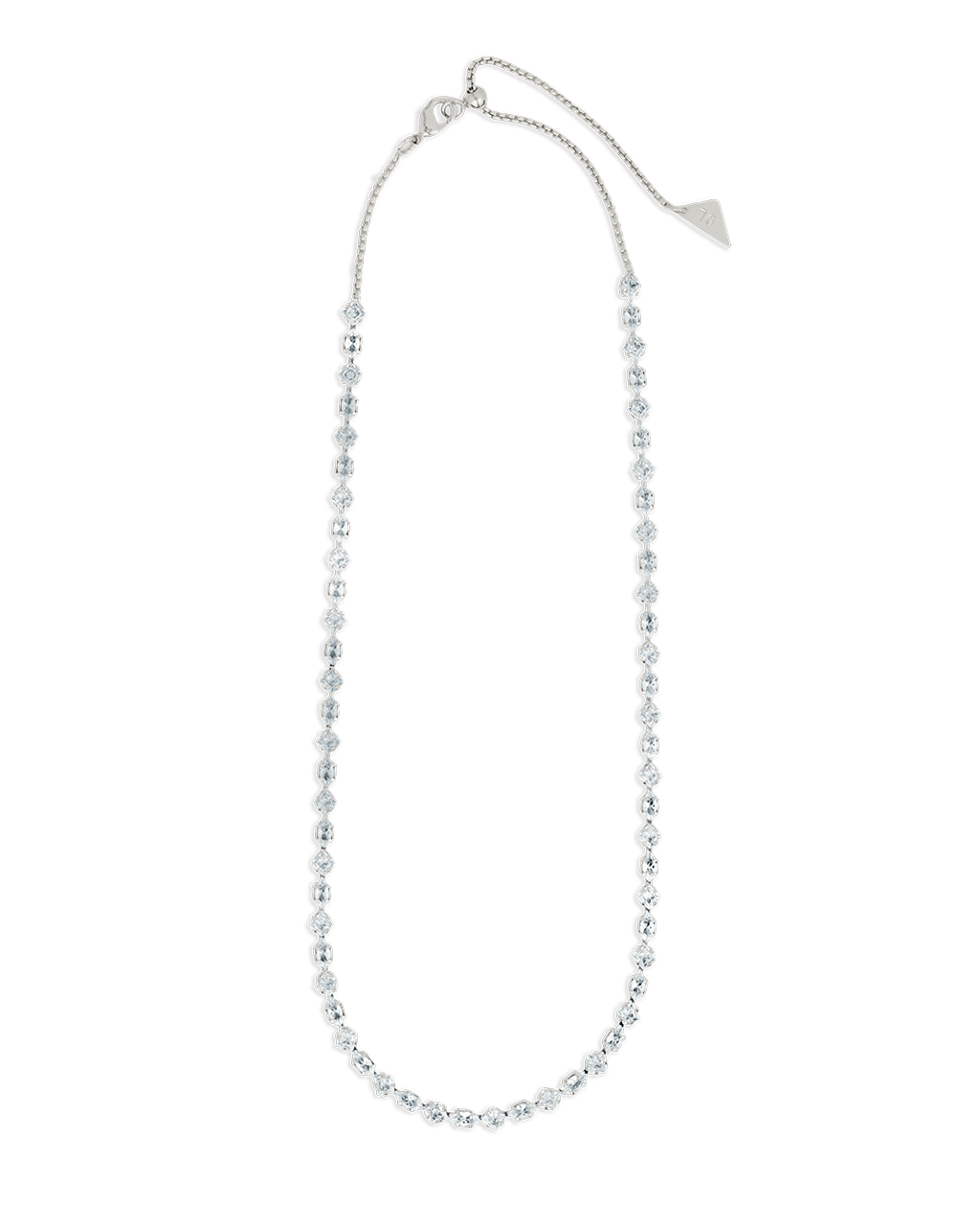 Kite Cut Tennis Necklace